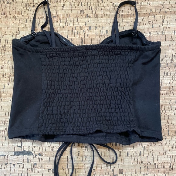Zara Cropped Lace Up Bustier! - Picture 4 of 5